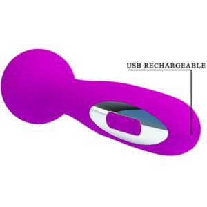 High Tech-Wade Massaggiatore Ricaricabile 12 Funzioni-Silicone, 12 velocità 13 High Tech-Wade Massaggiatore Ricaricabile 12 Funzioni-Silicone, 12 velocità — PRETTY LOVE · Vibratori (immagine 4)
