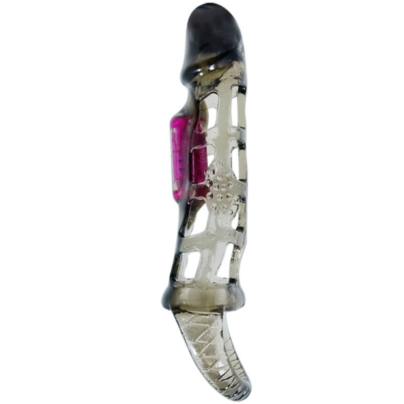 Baile For Him-Estensione Guaina per pene con Vibrazione e Cinturino 1 Baile For Him-Estensione Guaina per pene con Vibrazione e Cinturino · Anelli & Guaine per pene