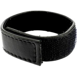 Leather Body-Cinturino regolabile in pelle con velcro per pene