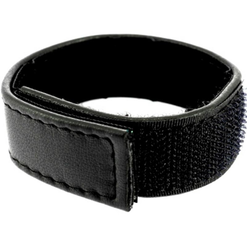 Leather Body-Cinturino regolabile in pelle con velcro per pene