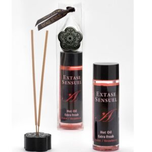 Extase Sensual-Ulei de Masaj Efect Extra Fresh Căpșuni 100 Ml · Masaj Erotic