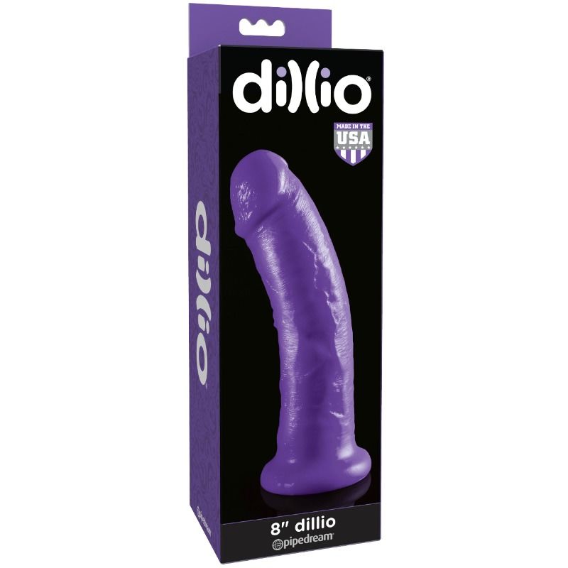 Dillio-Dildo 20.32 Viola-Ventosa — PIPEDREAMS · Dildo & Stimolatori (immagine 3)