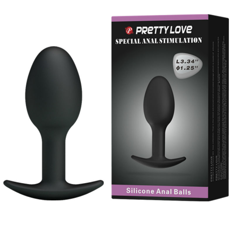 Pretty Love-Plug anale di Silicone 6.5 Cm Nero 1 Pretty Love-Plug anale di Silicone 6.5 Cm Nero · Accessori BDSM