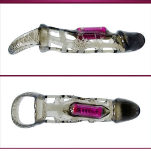 Baile For Him-Estensione Guaina per pene con Vibrazione e Cinturino 6 Baile For Him-Estensione Guaina per pene con Vibrazione e Cinturino · Anelli & Guaine per pene (imaginea 3)