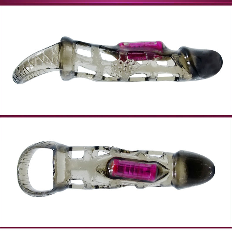 Baile For Him-Estensione Guaina per pene con Vibrazione e Cinturino 3 Baile For Him-Estensione Guaina per pene con Vibrazione e Cinturino · Anelli & Guaine per pene (imaginea 3)