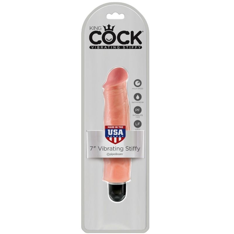 King Cock-Vibratore Realistico Stiffy 17,8 cm 2 King Cock-Vibratore Realistico Stiffy 17,8 cm — PIPEDREAMS · Vibratori (immagine 2)