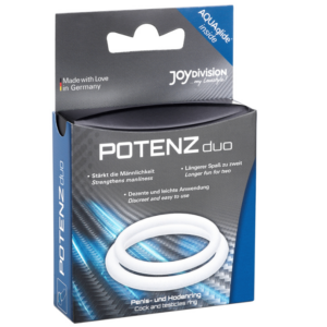 Joydivision Potenzduo-Anelli bianchi - M-Silicone · Anelli & Guaine per pene (imaginea 3)