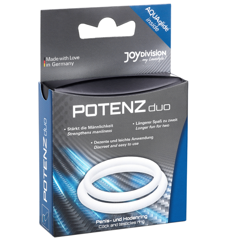 Joydivision Potenzduo-Anelli bianchi - M-Silicone 3 Joydivision Potenzduo-Anelli bianchi - M-Silicone · Anelli & Guaine per pene (imaginea 3)