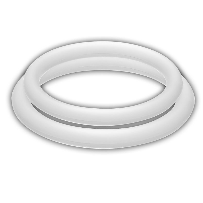 Joydivision Potenzduo-Anelli bianchi - M-Silicone