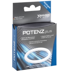 Joydivision Potenzduo-Anello Plus Bianco - M-Silicone · Anelli & Guaine per pene (immagine 3)
