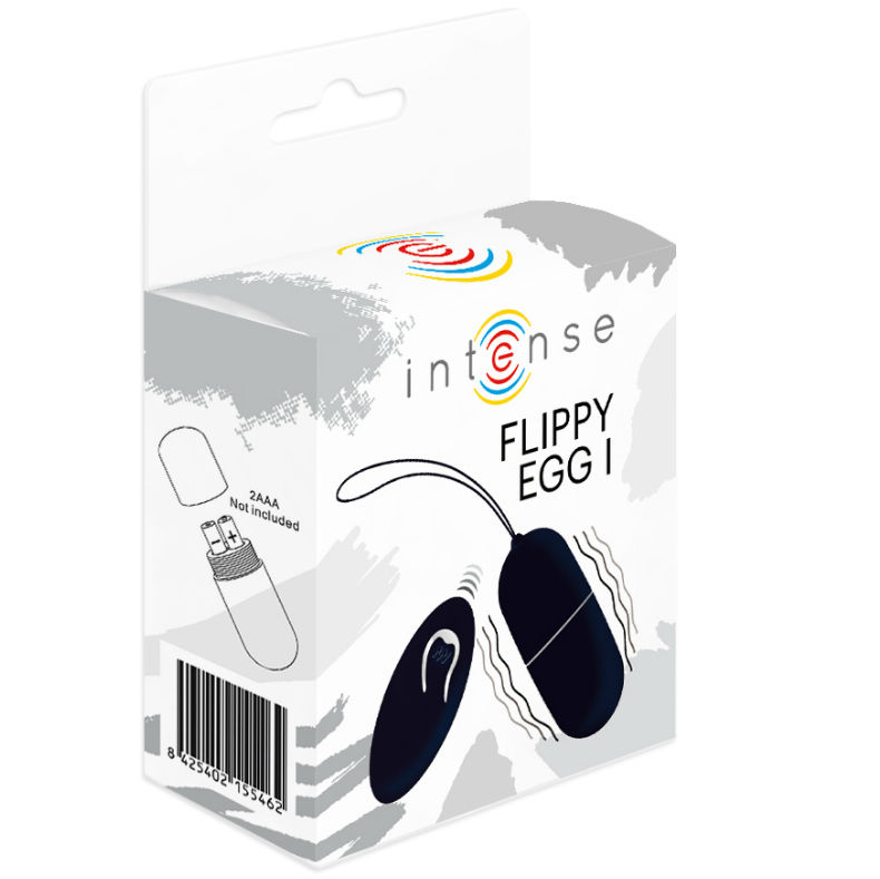 Intense Remote Control-Flippy I Uovo Vibratore con Telecomando-Nero · Vibratori (immagine 2)
