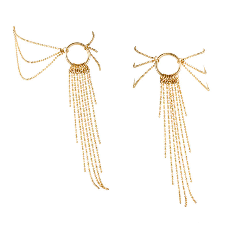 Bijoux Magnifique-Braccialetti di Piede Magnifici dorati 2 Bijoux Magnifique-Braccialetti di Piede Magnifici dorati — BIJOUX INDISCRETS · Accessori lingerie (imaginea 2)