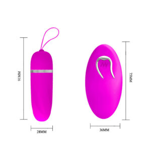 Remote Control-Debby O Vibratore con Control-Silicone, 12 velocità — PRETTY LOVE · Vibratori (immagine 3)