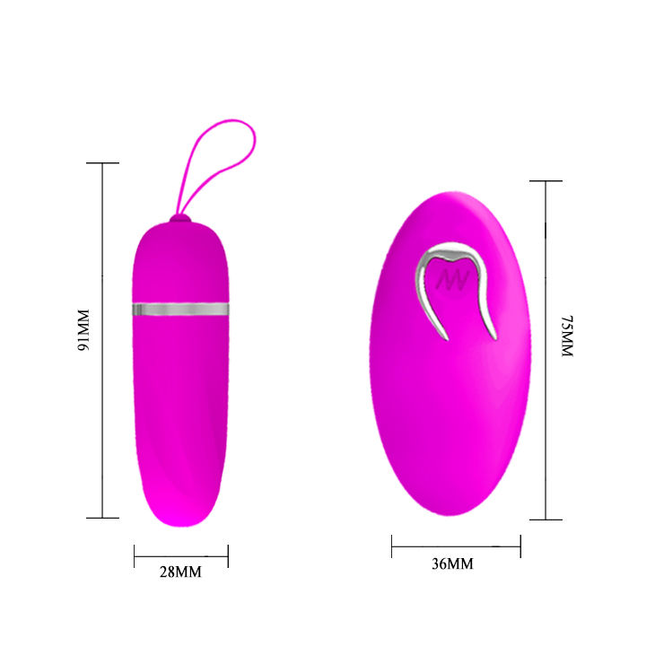 Remote Control-Debby O Vibratore con Control-Silicone, 12 velocità — PRETTY LOVE · Vibratori (immagine 3)