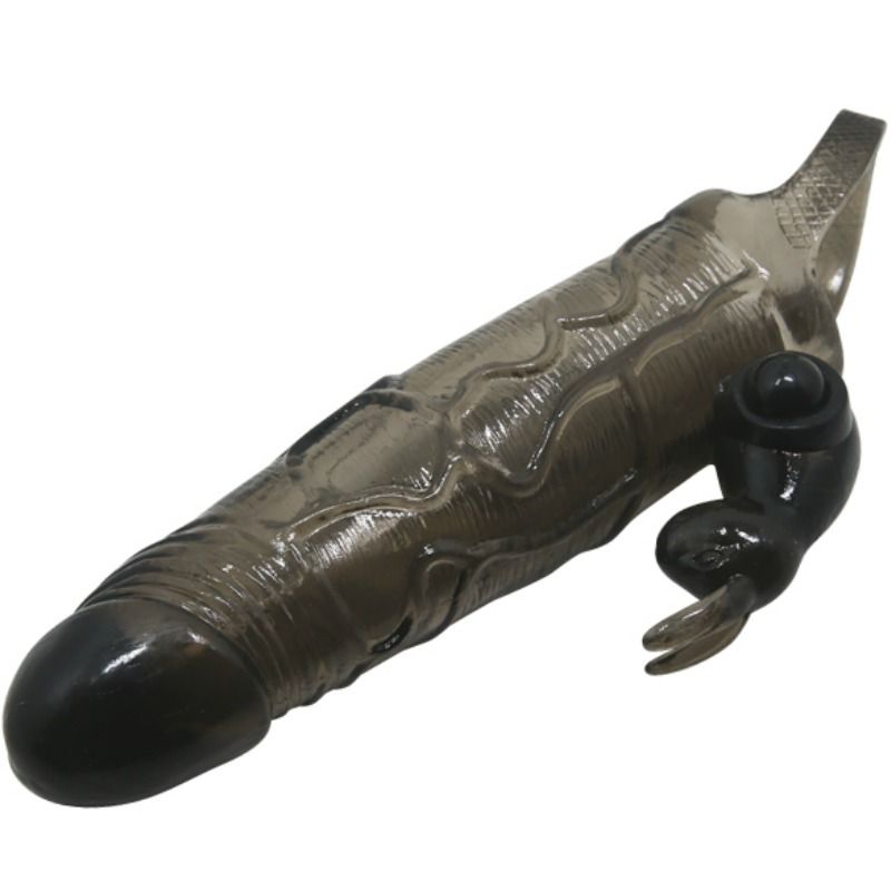 Baile For Him-Brave Man Guaina per pene con Coniglio Nero 16.5 Cm · Anelli & Guaine per pene (imaginea 8)