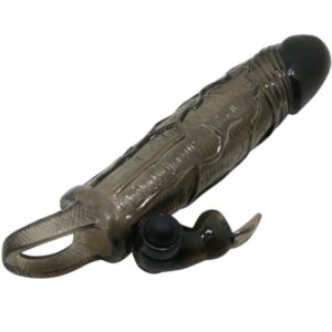 Baile For Him-Brave Man Guaina per pene con Coniglio Nero 16.5 Cm · Anelli & Guaine per pene (imaginea 7)