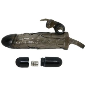 Baile For Him-Brave Man Guaina per pene con Coniglio Nero 16.5 Cm · Anelli & Guaine per pene (imaginea 4)