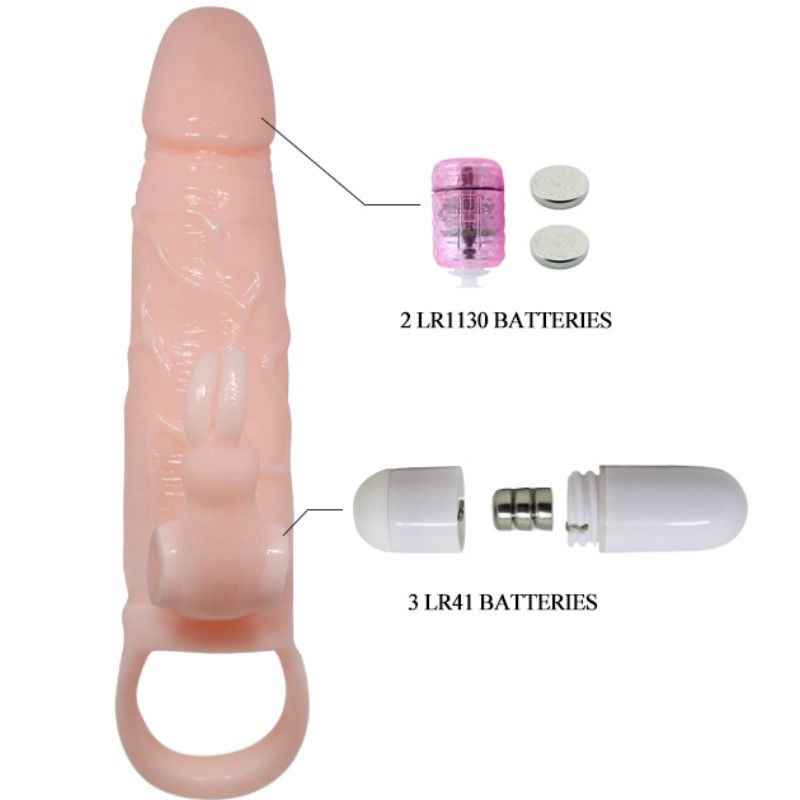 Baile For Him-Brave Man Guaina per pene con Stimolatore Coniglio · Anelli & Guaine per pene (imaginea 5)
