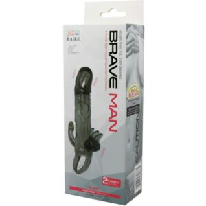 Baile For Him-Brave Man Guaina per pene con stimolazione clitoridea 12 Baile For Him-Brave Man Guaina per pene con stimolazione clitoridea · Anelli & Guaine per pene (imaginea 2)
