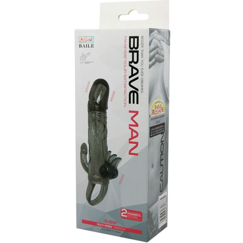 Baile For Him-Brave Man Guaina per pene con stimolazione clitoridea 2 Baile For Him-Brave Man Guaina per pene con stimolazione clitoridea · Anelli & Guaine per pene (imaginea 2)