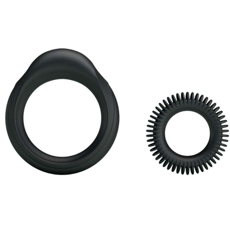 Baile For Him-Kit 2 Anelli di Silicone Ring Manhood · Anelli & Guaine per pene (immagine 5)