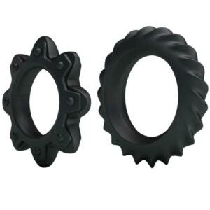 Baile For Him-Kit 2 Anelli di Fiore in Silicone, sommergibili