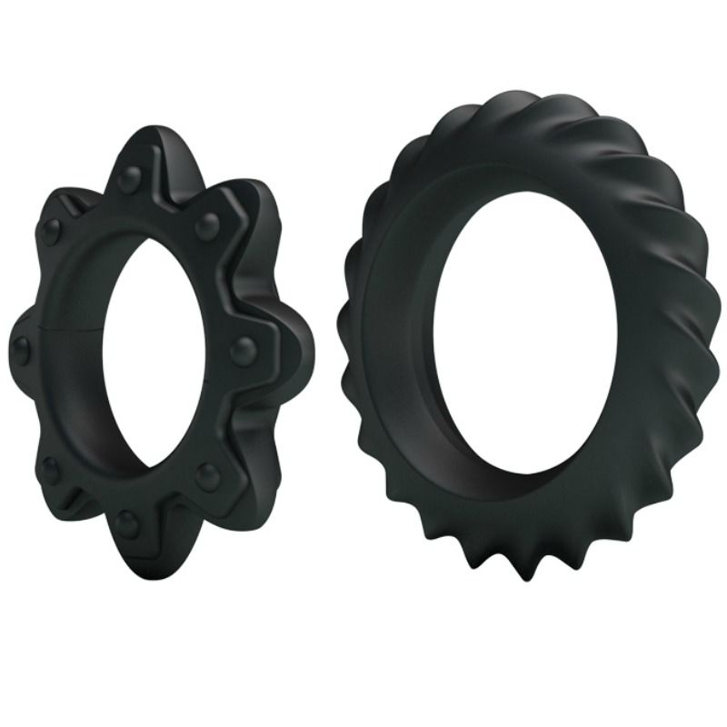 Baile For Him-Kit 2 Anelli di Fiore in Silicone, sommergibili