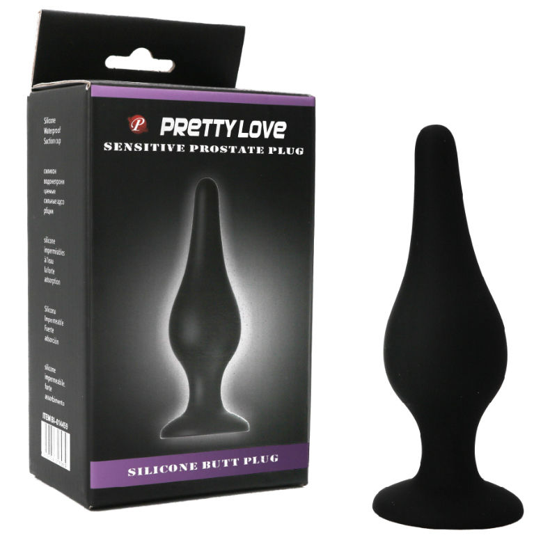 Anal Toys-Plug anale di Silicone Ergonomico 14 Cm-Waterproof 2 Anal Toys-Plug anale di Silicone Ergonomico 14 Cm-Waterproof — PRETTY LOVE · Accessori BDSM (imaginea 2)