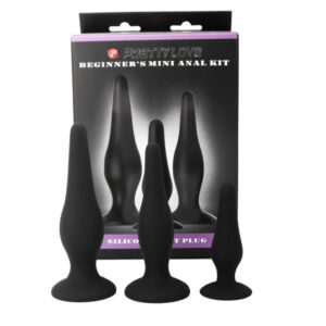 Anal Toys-Kit di avviamento Plug anale Silicone-Waterproof — PRETTY LOVE · Accessori BDSM (imaginea 2)