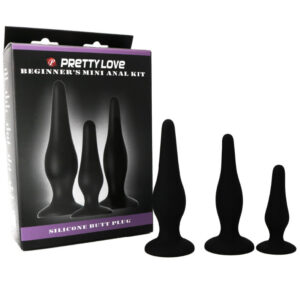 Anal Toys-Kit di avviamento Plug anale Silicone-Waterproof — PRETTY LOVE · Accessori BDSM (imaginea 4)
