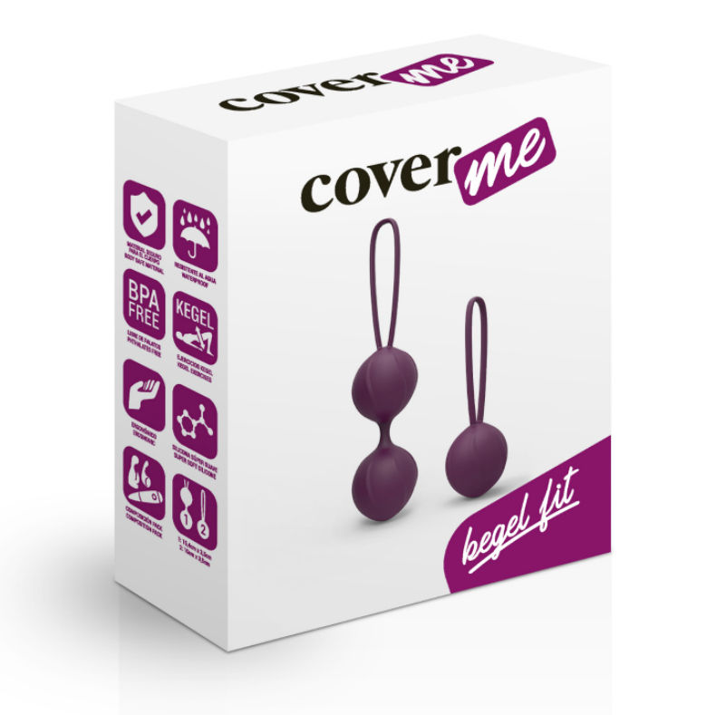 Coverme-Allenatore Kegel Lilla-Silicone, Rotazione · Giocattoli anali (immagine 2)
