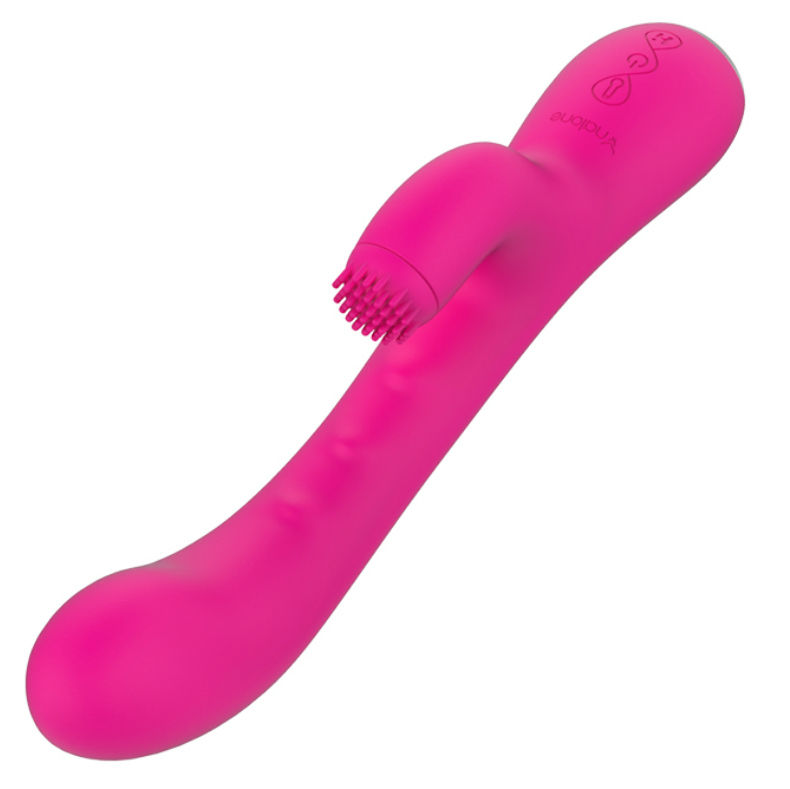 Nalone-Idol Rabbit con Rotazione Clitoridea e Riscaldamento-Silicone, 7 · Vibratori (immagine 5)