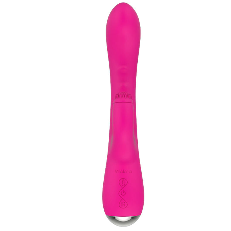 Nalone-Idol Rabbit con Rotazione Clitoridea e Riscaldamento-Silicone, 7 · Vibratori (immagine 3)