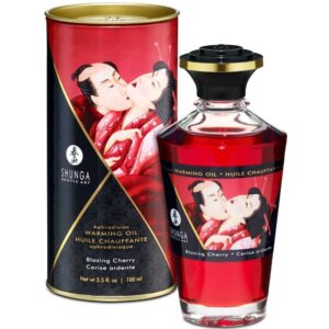 Shunga Oils-Olio da Massaggio Effetto Riscaldante Sapore Intenso Ciliegia 418 Shunga Oils-Olio da Massaggio Effetto Riscaldante Sapore Intenso Ciliegia