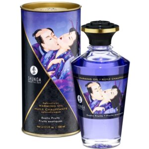 Shunga Oils-Olio da Massaggio con Effetto Caldo Sapore Frutta Esotica 376 Shunga Oils-Olio da Massaggio con Effetto Caldo Sapore Frutta Esotica
