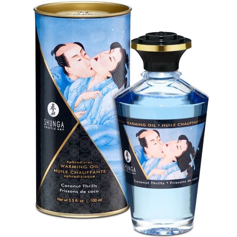 Shunga Oils-Olio da Massaggio Aroma Cocos, Effetto Riscaldante, 100 Ml 1 Shunga Oils-Olio da Massaggio Aroma Cocos, Effetto Riscaldante, 100 Ml · Massaggio erotico
