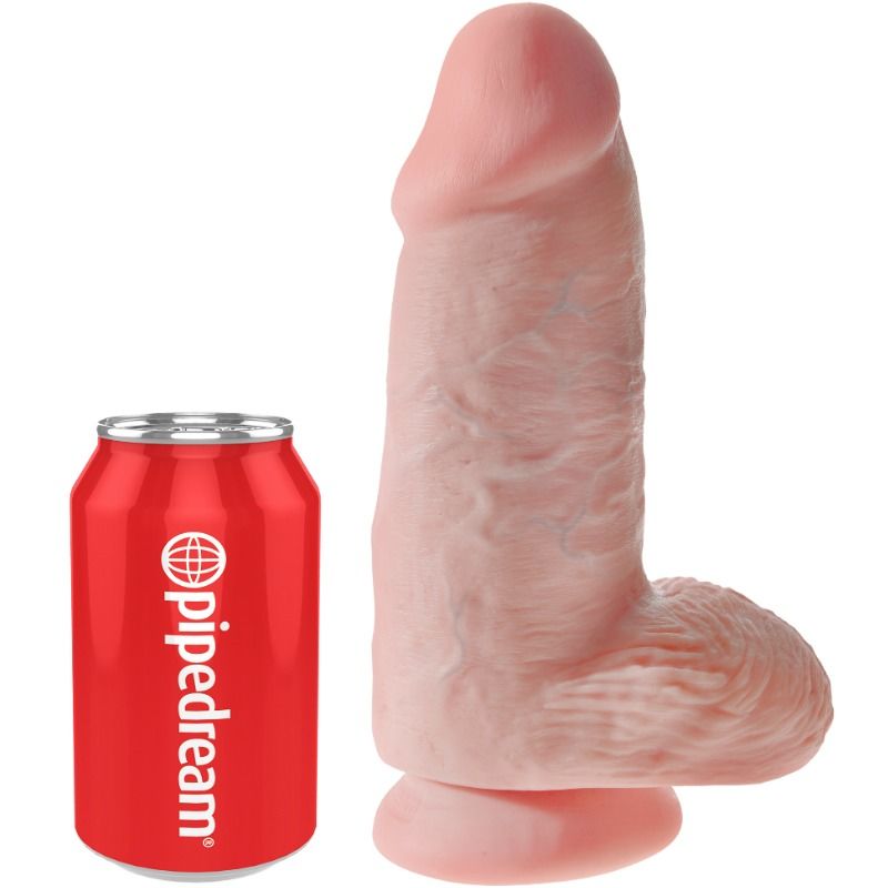 King Cock-Pene Realist Chubby 23 Cm-Ventosa 1 King Cock-Pene Realist Chubby 23 Cm-Ventosa — PIPEDREAMS · Dildo & Stimolatori