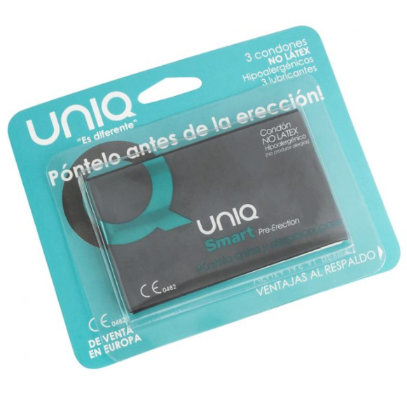 Uniq-Smart senza preservativi in lattice Pre-erezione 3 pezzi · Preservativi (imaginea 3)