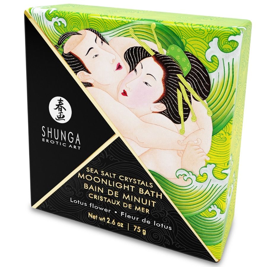 Shunga Bath Experience-Sale da bagno aromatico Lotus 75 Gr