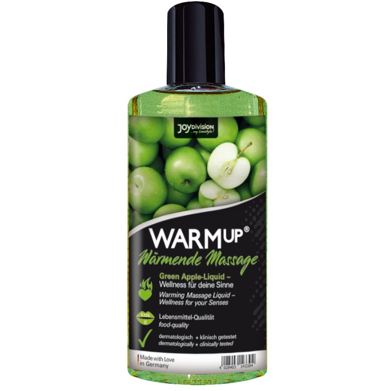 Joydivision Warmup-Olio da Massaggio Mela Verde - 150 Ml