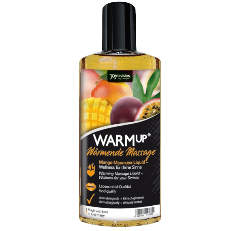 Joydivision Aquaglide-Warmup Mango e Maracuya Olio da Massaggio 150 1 Joydivision Aquaglide-Warmup Mango e Maracuya Olio da Massaggio 150 · Massaggio erotico