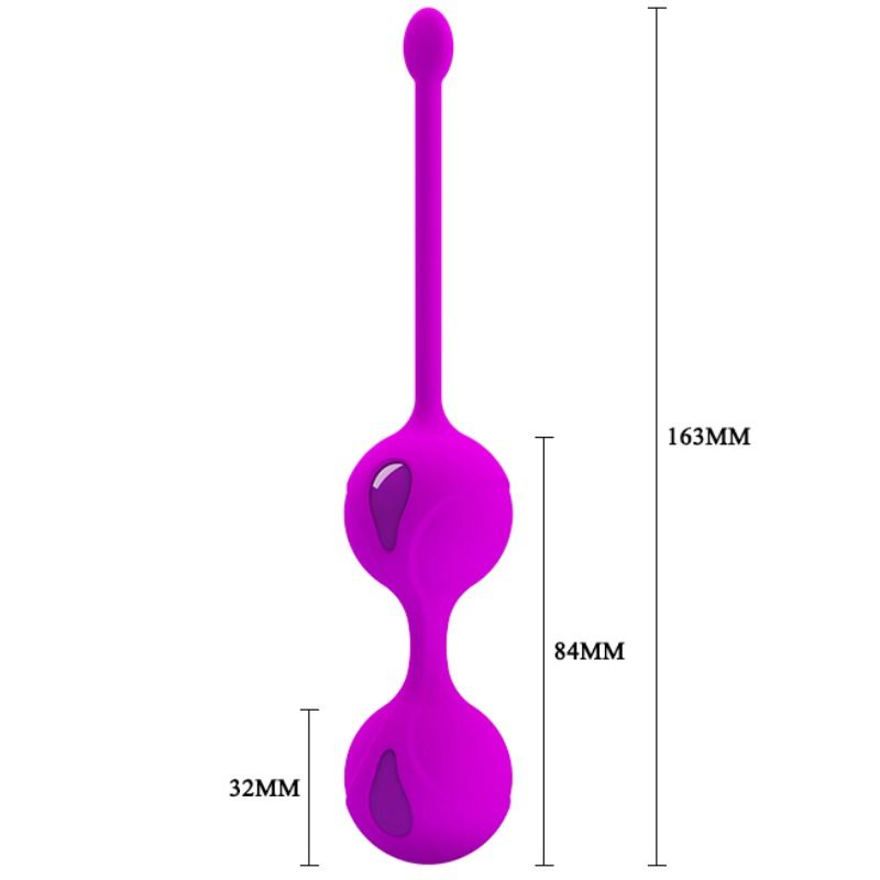 Health Kegel-Tighten Up Ii Palline vaginali per Tonificazione-Silicone — PRETTY LOVE · Giocattoli anali (immagine 4)