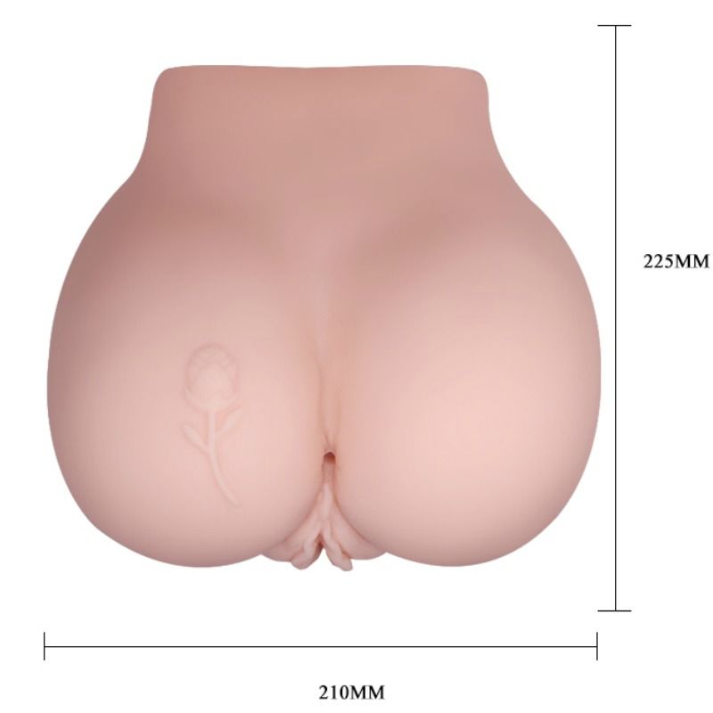 Crazy Bull-Vagina e Ano con Tatuaggio Realistico e Vibrazione-Telecomando · Masturbatori (imaginea 10)