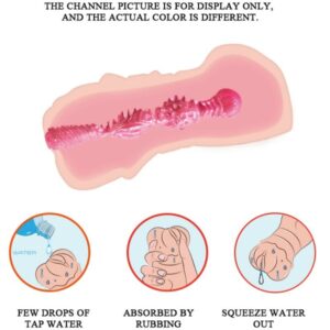 Crazy Bull-Masturbatore Vagina Water Skin con Palle Vibranti · Masturbatori (immagine 3)