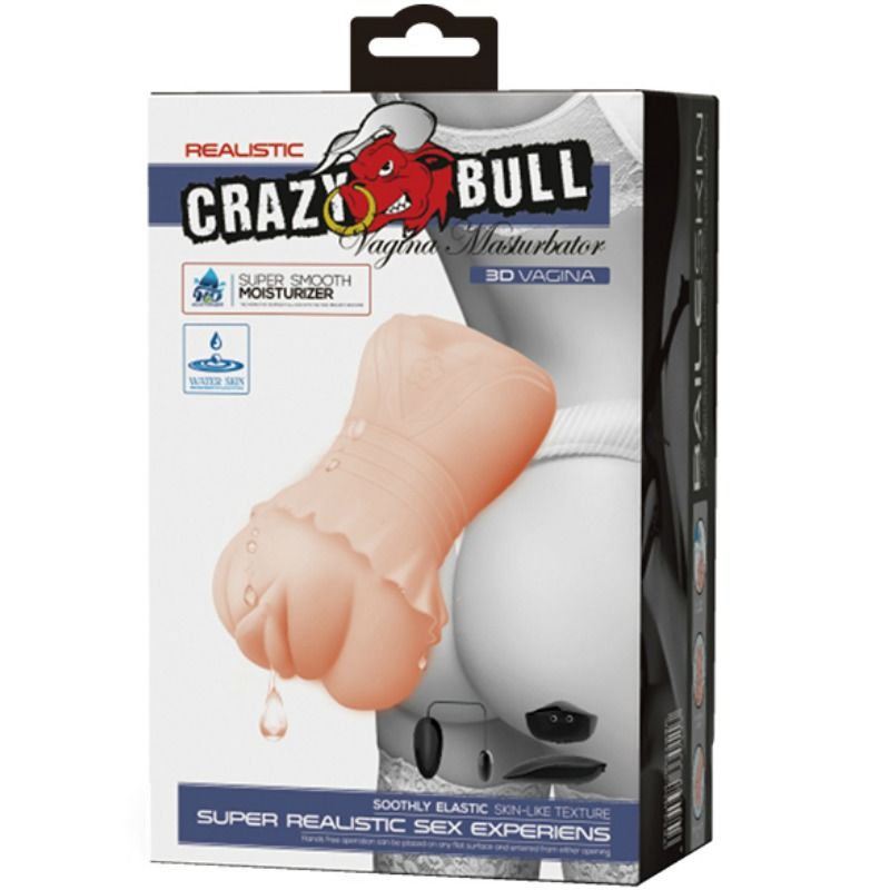 Crazy Bull-Masturbatore Vagina Water Skin con Palle Vibranti · Masturbatori (immagine 7)