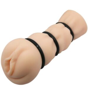 Crazy Bull-Masturbatore Vagina con Anelli-Silicone