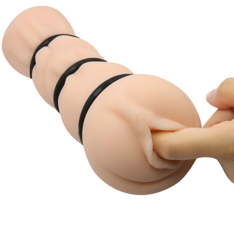 Crazy Bull-Masturbatore Vagina con Anelli-Silicone 2 Crazy Bull-Masturbatore Vagina con Anelli-Silicone · Masturbatori (imaginea 2)