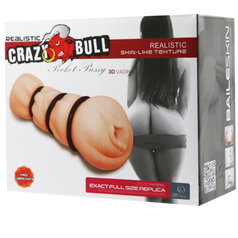 Crazy Bull-Masturbatore Vagina con Anelli-Silicone 3 Crazy Bull-Masturbatore Vagina con Anelli-Silicone · Masturbatori (imaginea 3)
