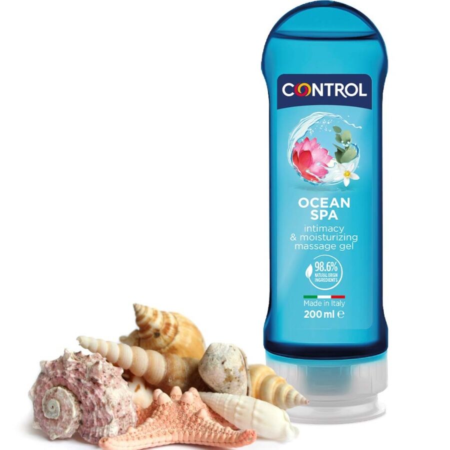 Control Lubes-2 in 1 Massaggio e piacere Mediterraneo 200 Ml