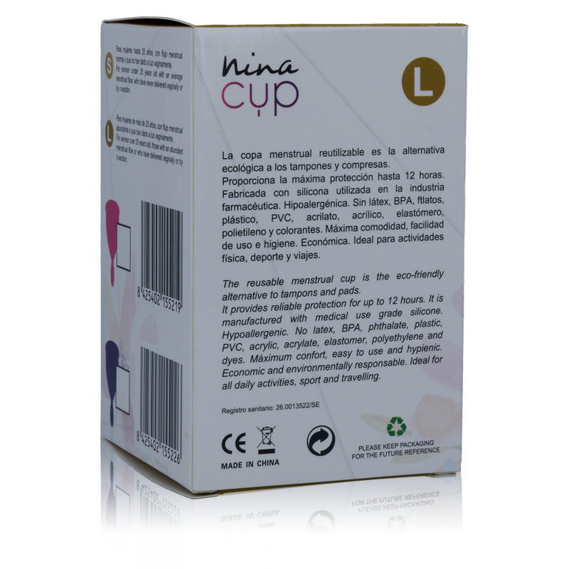 Nina Kikí-Coppa mestruale 48 Nina Kikí-Coppa mestruale — NINA KIKÍ · Sesso orale & Corpo (imaginea 4)